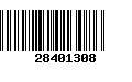 Código de Barras 28401308