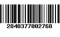 Código de Barras 2840377002768