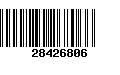 Código de Barras 28426806