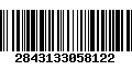 Código de Barras 2843133058122