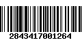 Código de Barras 2843417001264