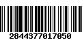 Código de Barras 2844377017050