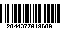 Código de Barras 2844377019689