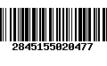 Código de Barras 2845155020477