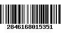 Código de Barras 2846168015351