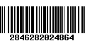 Código de Barras 2846282024864