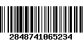 Código de Barras 2848741065234