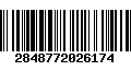 Código de Barras 2848772026174