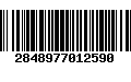 Código de Barras 2848977012590