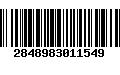 Código de Barras 2848983011549