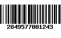 Código de Barras 2849577001243