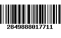 Código de Barras 2849888017711