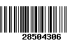 Código de Barras 28504306