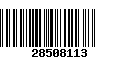 Código de Barras 28508113