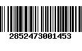 Código de Barras 2852473001453