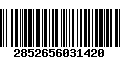 Código de Barras 2852656031420