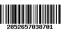 Código de Barras 2852657038701