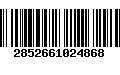 Código de Barras 2852661024868