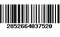 Código de Barras 2852664037520