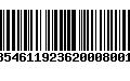 Código de Barras 28546119236200080017