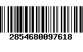 Código de Barras 2854680097618