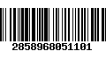 Código de Barras 2858968051101