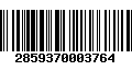 Código de Barras 2859370003764