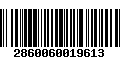 Código de Barras 2860060019613