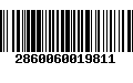 Código de Barras 2860060019811