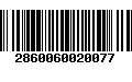 Código de Barras 2860060020077