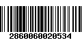 Código de Barras 2860060020534