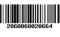 Código de Barras 2860060020664