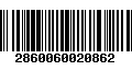 Código de Barras 2860060020862