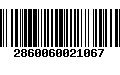 Código de Barras 2860060021067