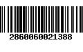 Código de Barras 2860060021388