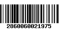 Código de Barras 2860060021975