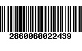 Código de Barras 2860060022439