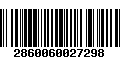 Código de Barras 2860060027298