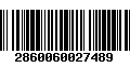 Código de Barras 2860060027489