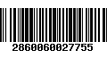 Código de Barras 2860060027755