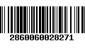 Código de Barras 2860060028271