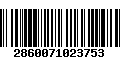 Código de Barras 2860071023753