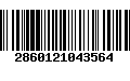 Código de Barras 2860121043564