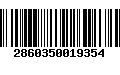 Código de Barras 2860350019354