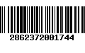 Código de Barras 2862372001744