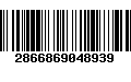 Código de Barras 2866869048939