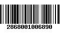 Código de Barras 2868001006890