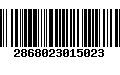 Código de Barras 2868023015023