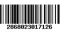 Código de Barras 2868023017126