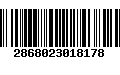 Código de Barras 2868023018178